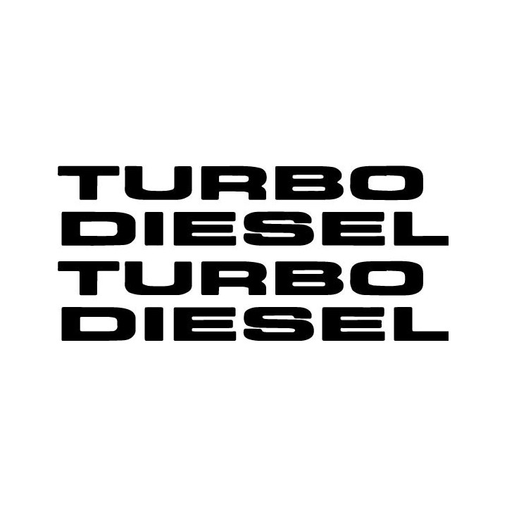 Buy Turbo Diesel Decal Sticker Online