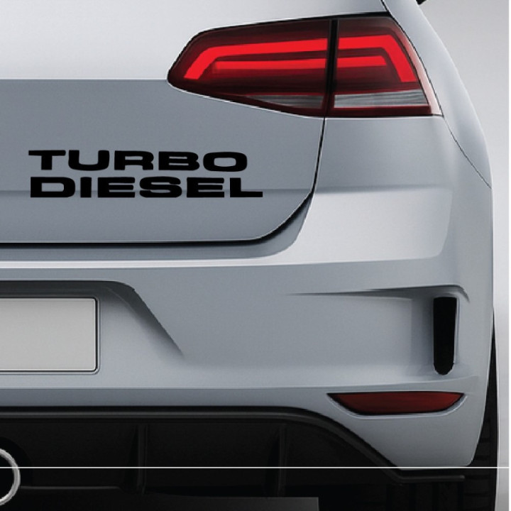 Buy Turbo Diesel Decal Sticker Online
