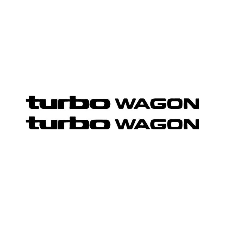Buy Turbo Wagon Vinyl Decal Sticker Online