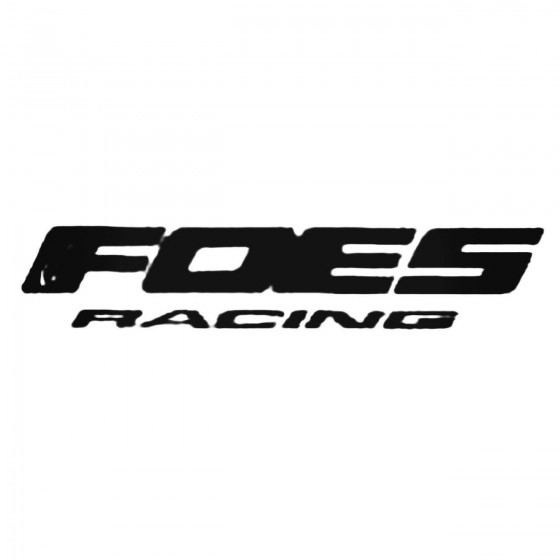 Foes Racing Decal Sticker