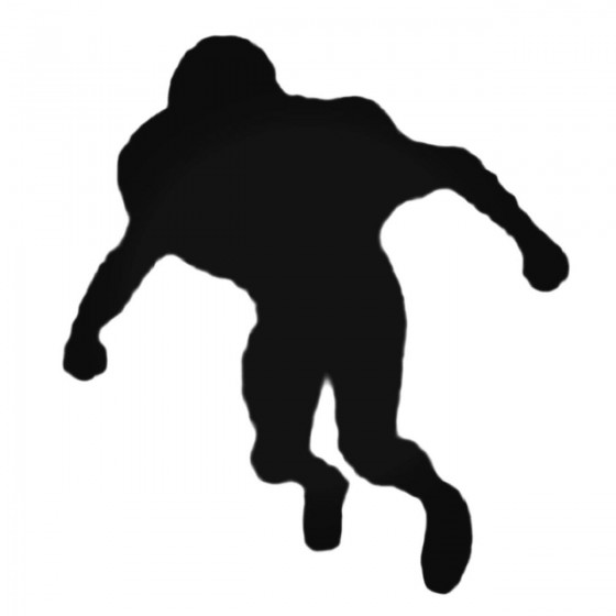Football Tackle Decal Sticker