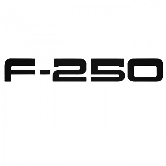 Ford F 250 Set Decal Sticker