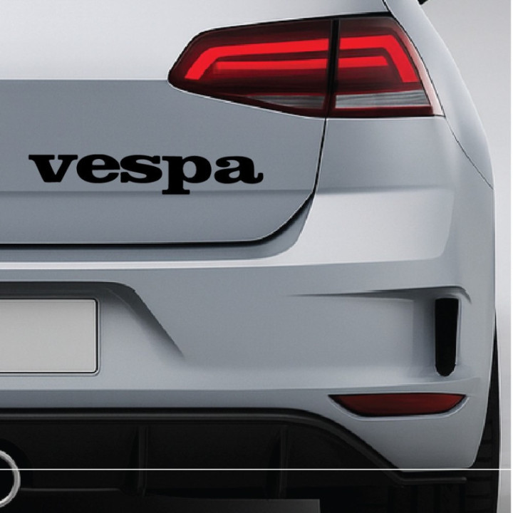 Buy Vespa Old Aftermarket Decal Sticker Online