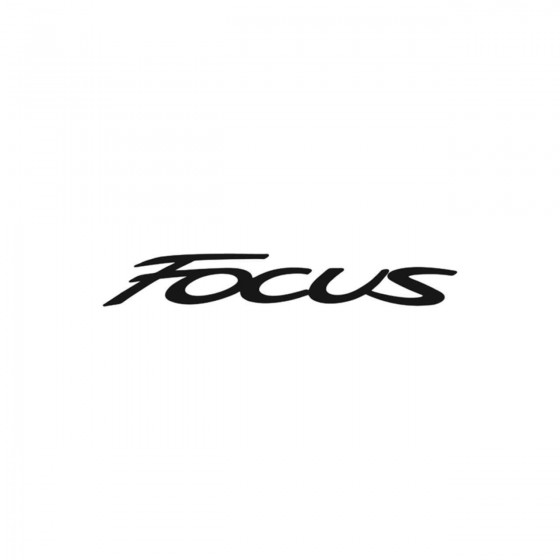 Ford Focus Vinyl Decal Sticker
