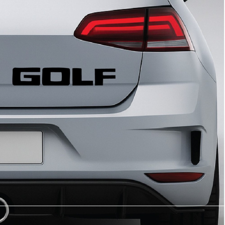 Buy Vw Golf Aftermarket Decal Sticker Online