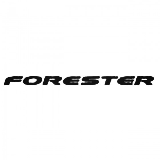 Forester Decal Sticker