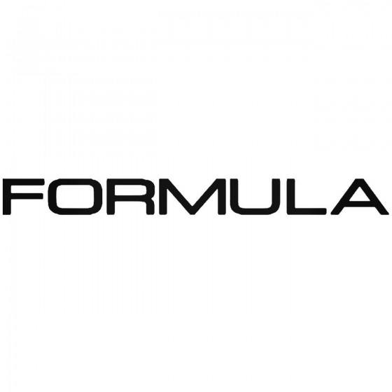Formula Sticker