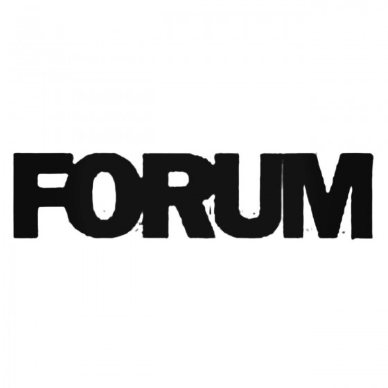Forum Bold Decal Sticker