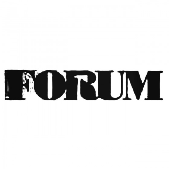 Forum Destroyer Decal Sticker