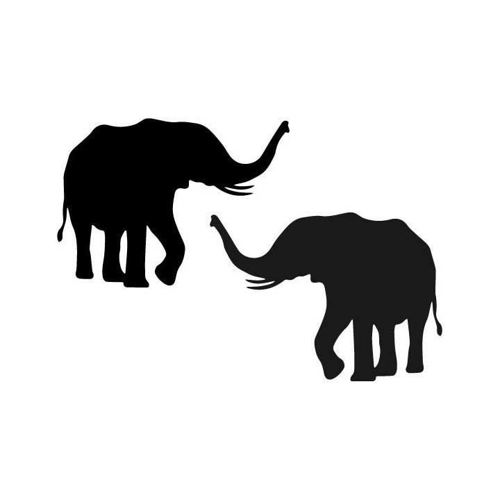 Buy African Elephant Decal Sticker Online