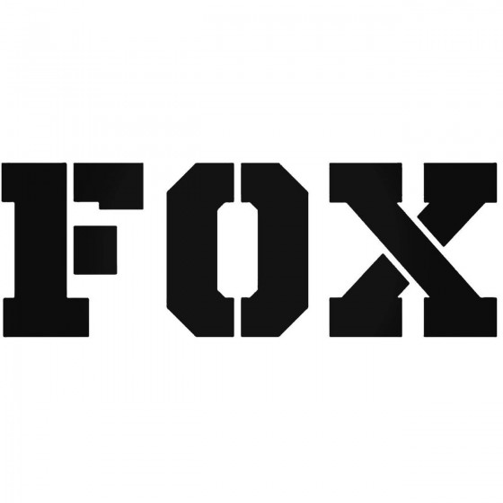 Fox Decal Sticker 2