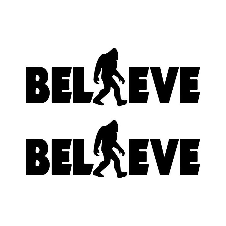 Buy Bigfoot Believe Sasquatch Decal Sticker Online
