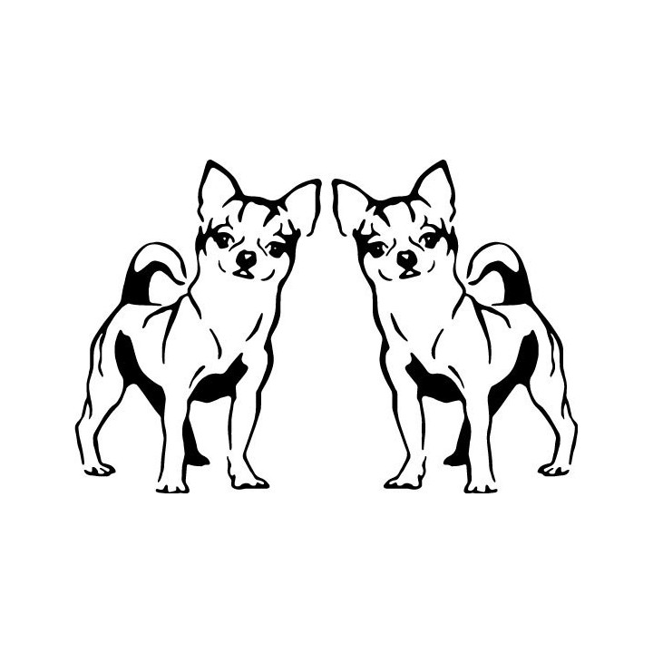 Buy Chihuahua Dog Vinyl Decal Sticker Online