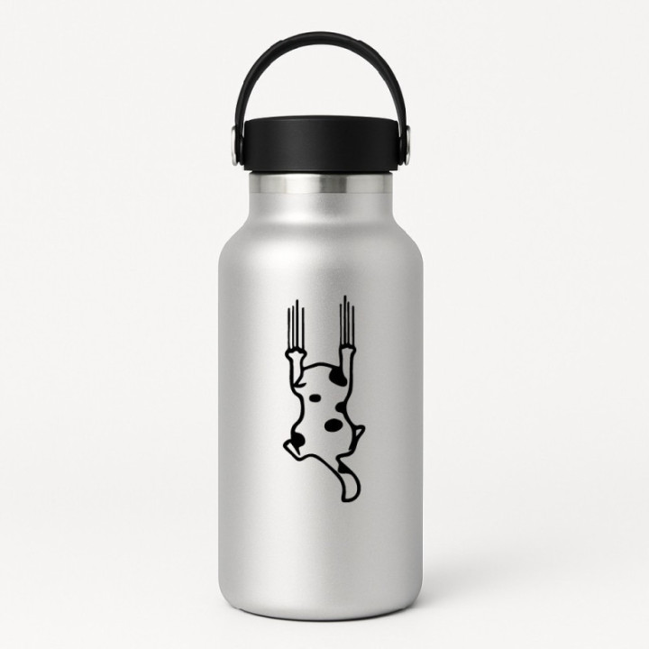 Buy Crazy Cat Scratch Decal Sticker Online