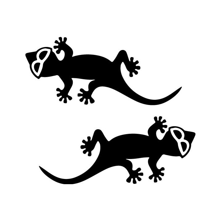 Buy Gecko With Sunglasses Decal Sticker Online