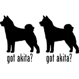 Buy Got Akita Dog 2 Decal Online