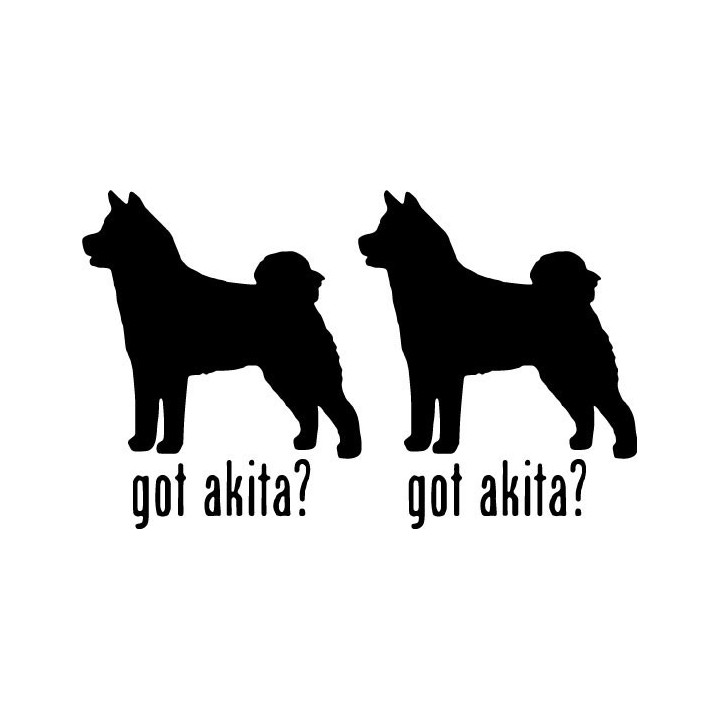 Buy Got Akita Dog 2 Decal Online