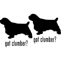 Buy Got Clumber Dog Decal Online
