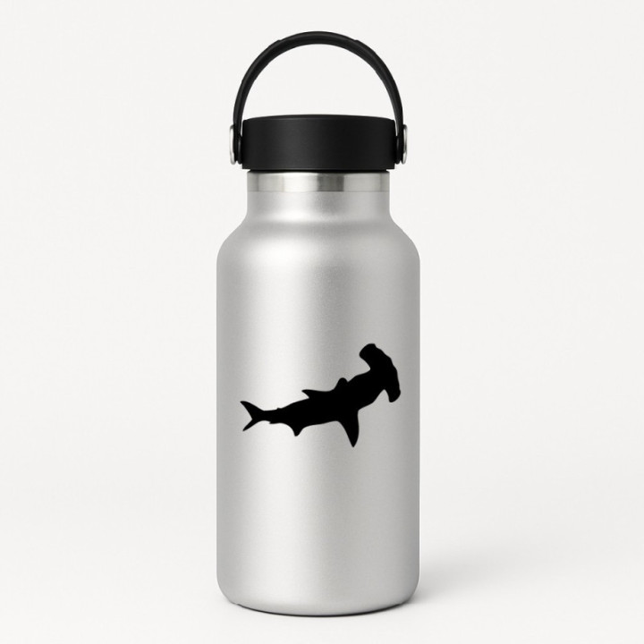 Hammerhead Shark Stickers – Sea Life Decals (2-Pack)