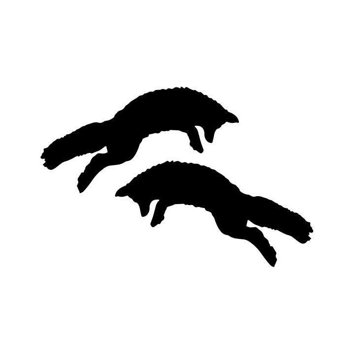 Buy Jumping Fox Decal Sticker Online