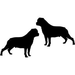 Buy Rottweiler Dog Decal Sticker Online