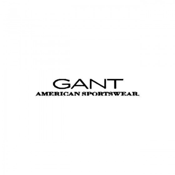 Gant Vinyl Decal