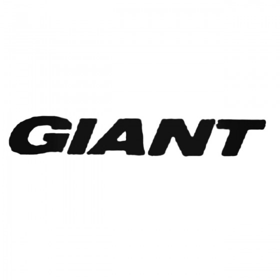 Giant Bikes Text Decal Sticker