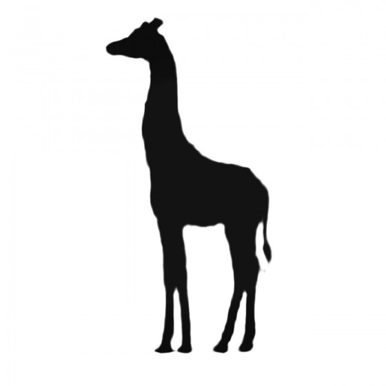 Giraffe Standing Tall Decal...