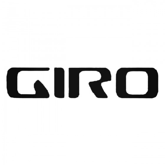 Giro Text Decal Sticker