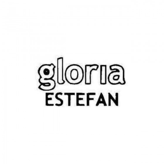 Gloria Estefan Decal Sticker
