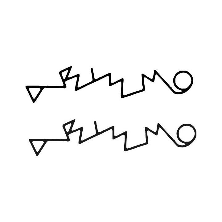 Abismo Band Stickers – Heavy Rock Logo Decals (2-Pack)