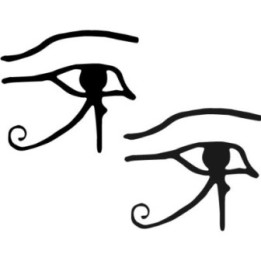 Eye of Horus Stickers – Egyptian Symbol Decals (2-Pack)