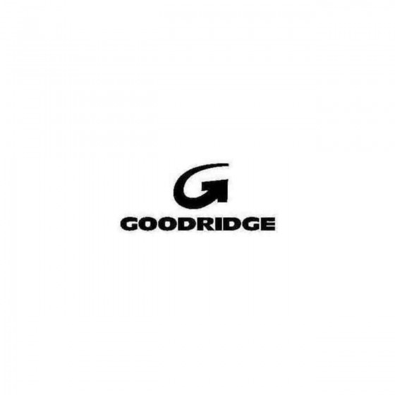Goodyear Curved Decal Sticker