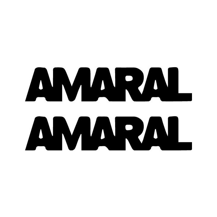 Amaral Stickers – Spanish Rock Band Decals (2-Pack)