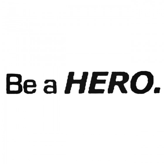 Gopro Be A Hero Decal Sticker