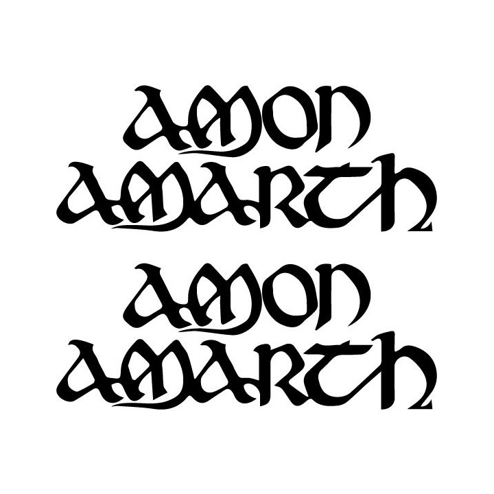 Amon Amarth Stickers – Viking Metal Decals (2-Pack)