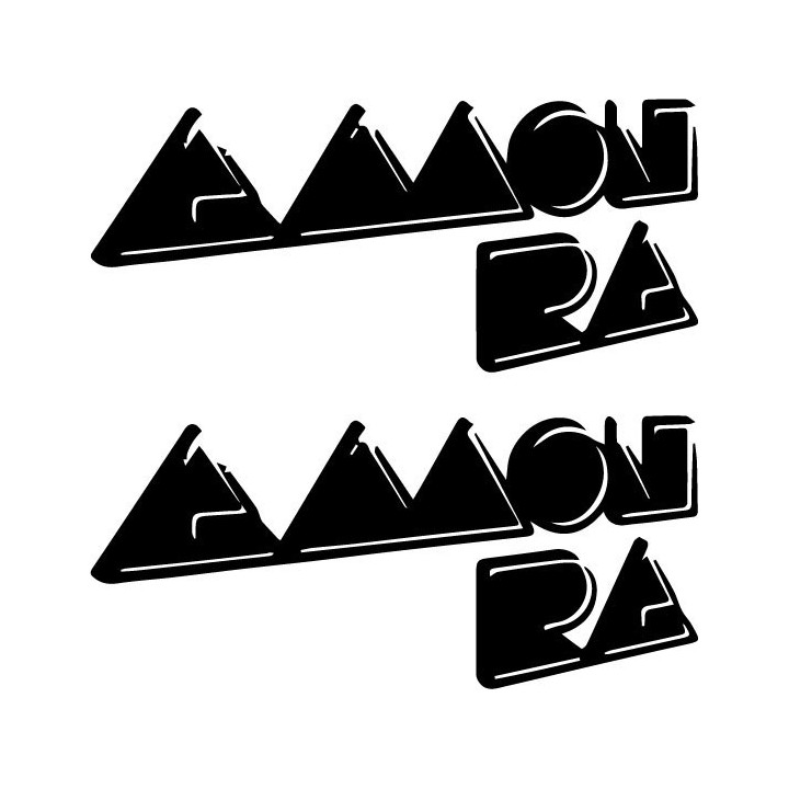 Amon Ra Stickers – Rock Band Heavy Metal Decals (2-Pack)