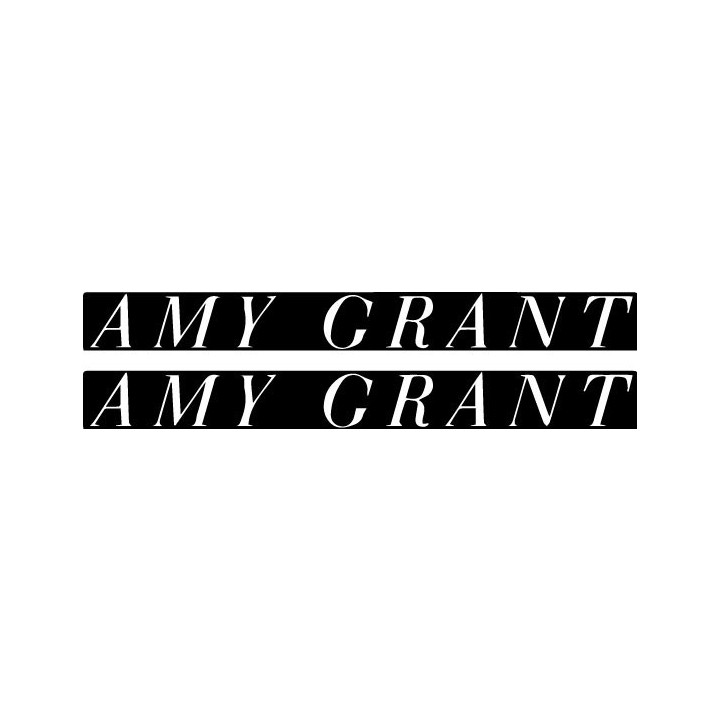 Amy Grant Stickers – Heart in Motion CCM Decals (2-Pack)
