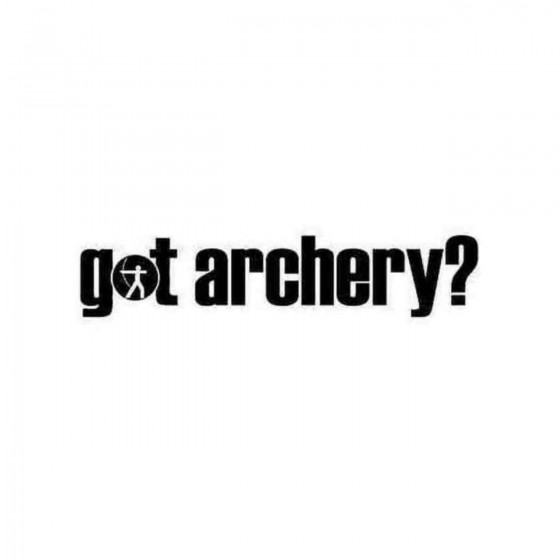 Got Archery Decal Sticker