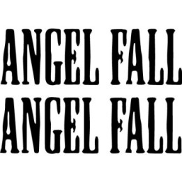 Angel Fall Stickers – Gothic Rock Band Decals (2-Pack)