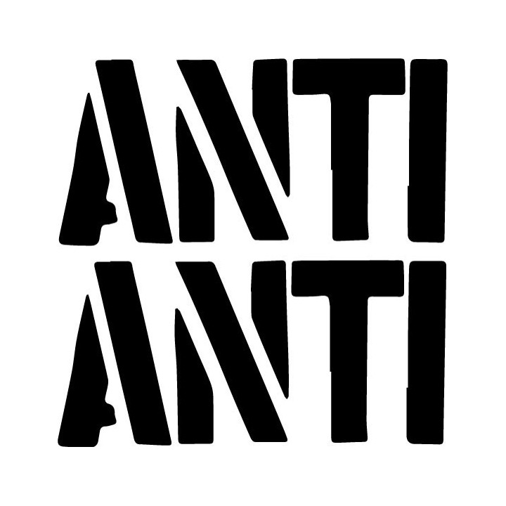 Anti Anti Stickers – Punk Rock Band Decals (2-Pack)