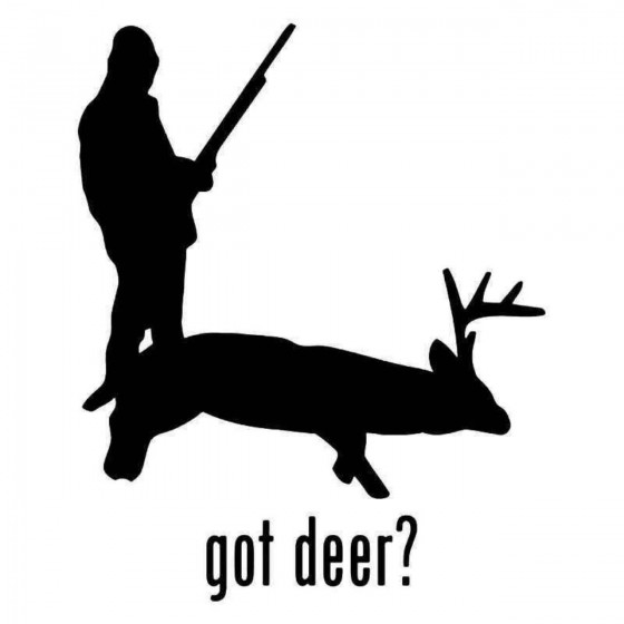 Got Deer Buck Hunting Sticker
