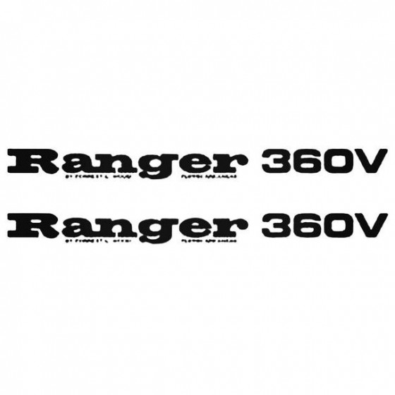Ranger 360v Boat Kit Decal...