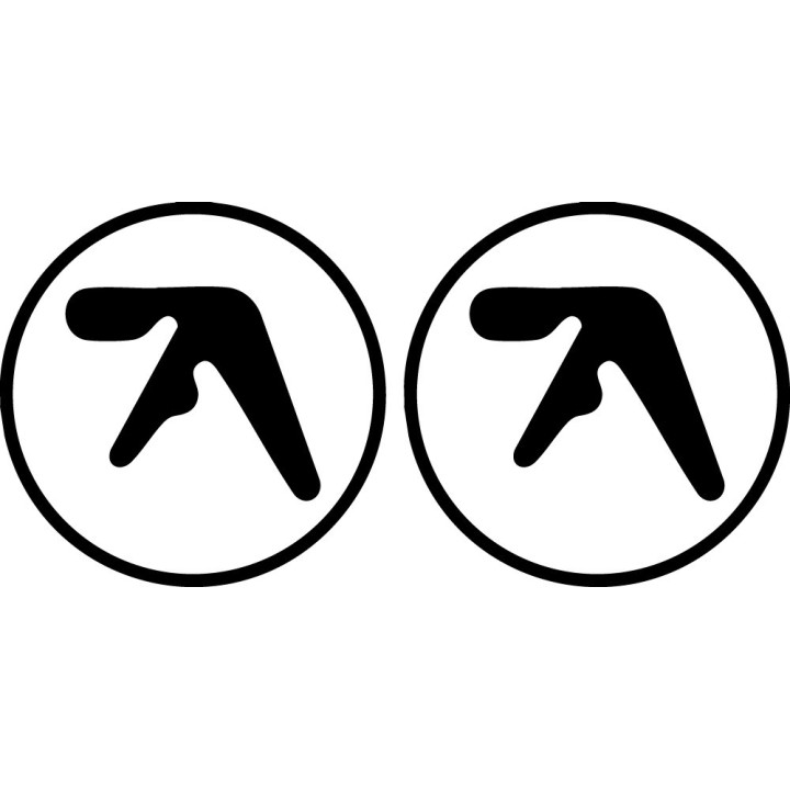 Aphex Twin Stickers – IDM Electronic Music Decals (2-Pack)