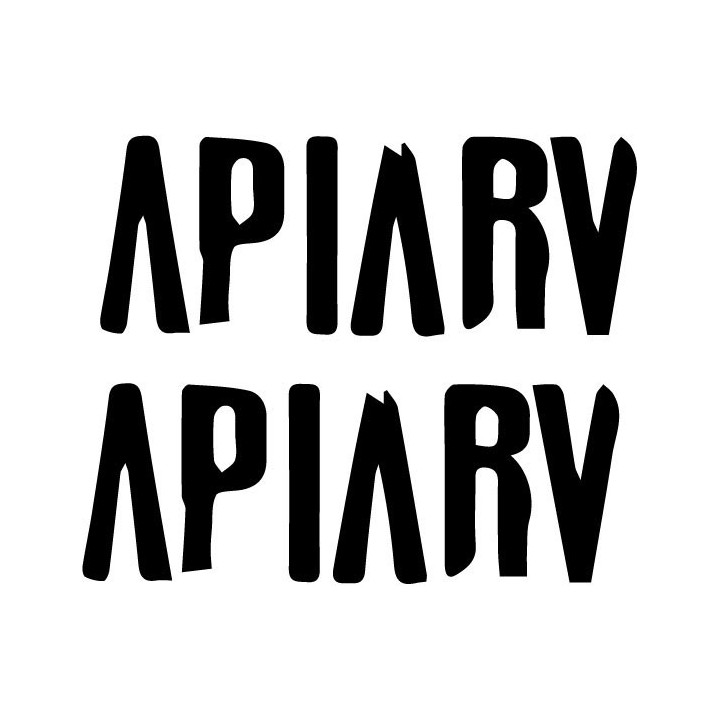 Apiary Stickers – Rock Band Music Decals (2-Pack)