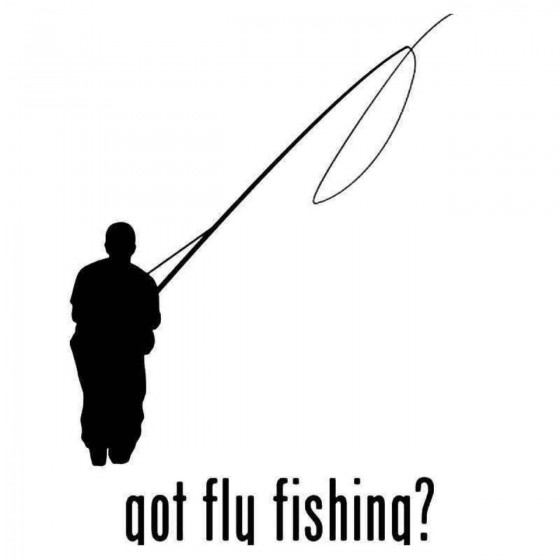 Got Fly Fishing Fish 1 Sticker