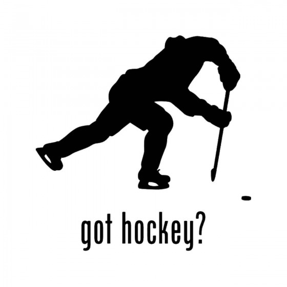Got Hockey Sports 4 Decal...
