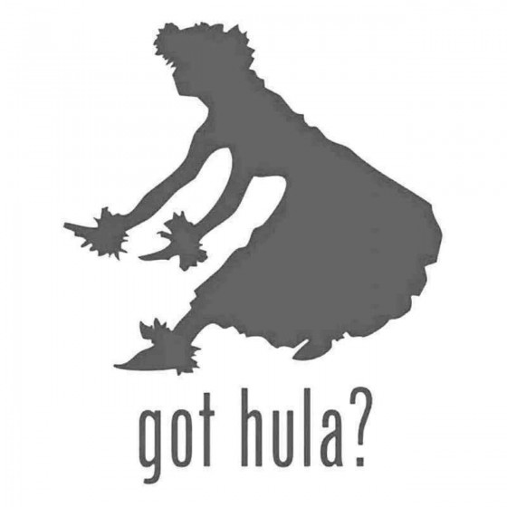 Got Hula Hawaii Girl 2 Sticker