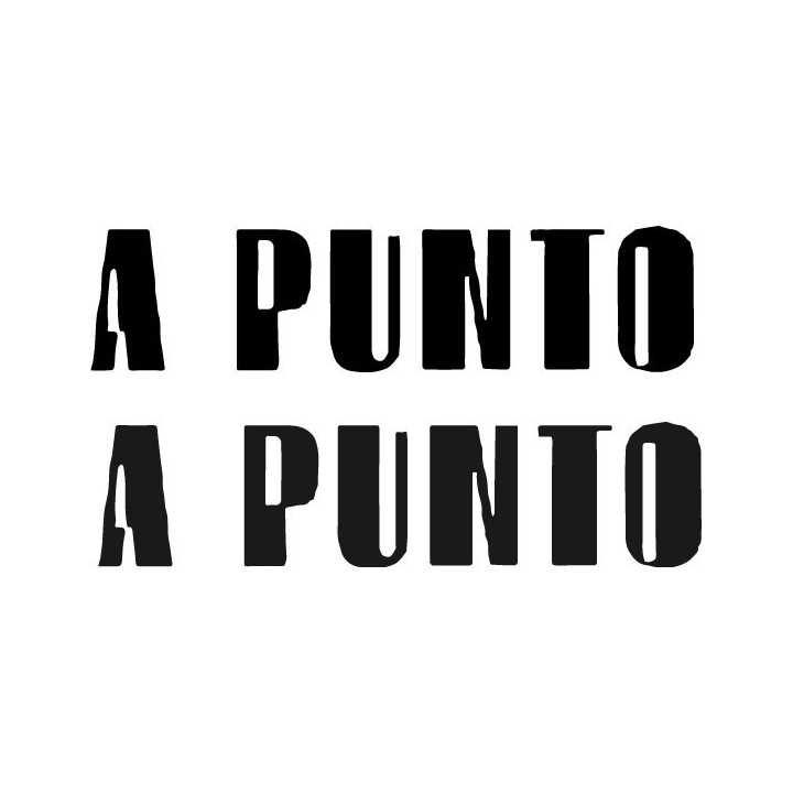 A Punto Band Stickers – Spanish Rock Decals (2-Pack)