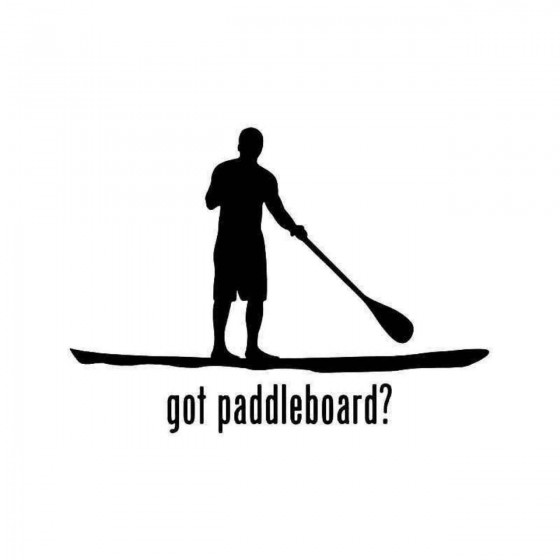 Got Paddleboard Men Sticker